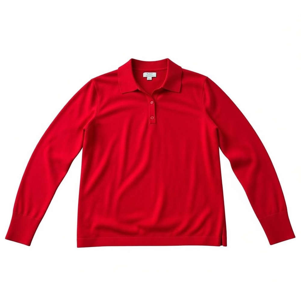 J. Crew Classic Red Polo Sweater